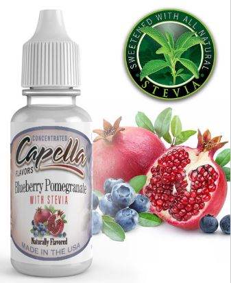 Capella Blueberry Pomegranate with Stevia | 10ml Concentrated Flavor for Eliquid | Self Mixing