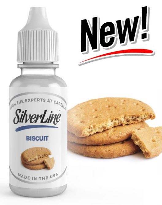 Capella Biscuit Silverline Series | 10ml Concentrated Flavor for Eliquid | Self Mixing
