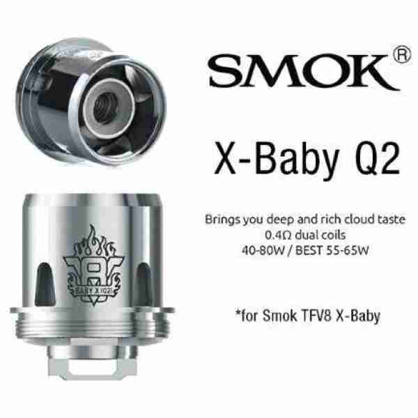 SMOK TFV8 X-Baby Q2 | 0.4 OHM Coil Head Single Coil