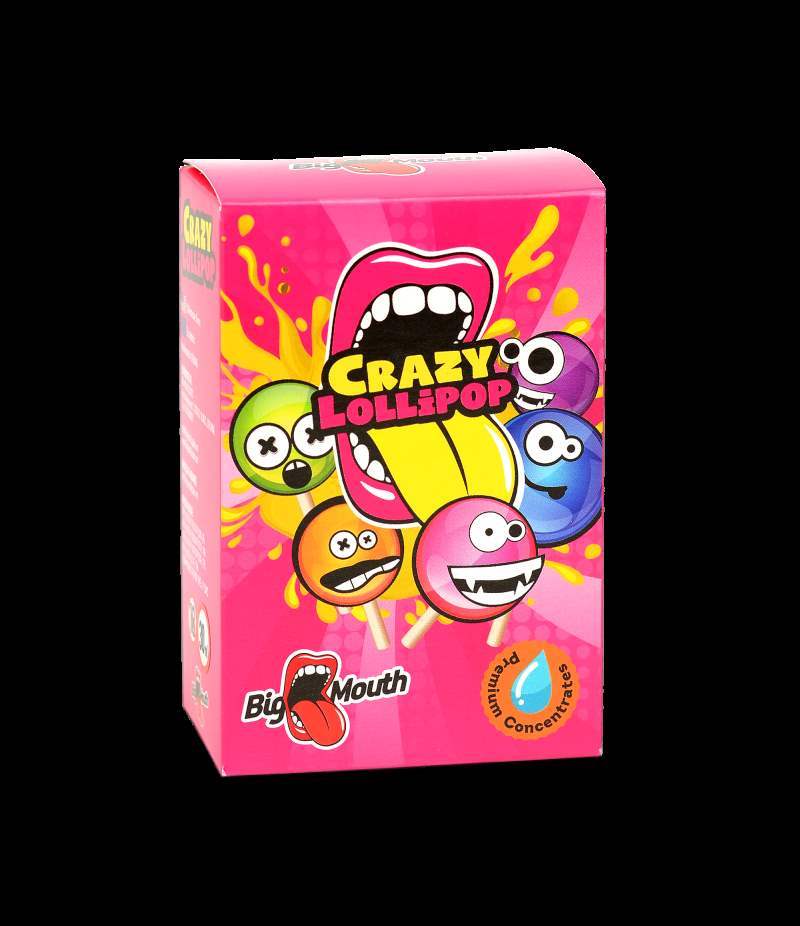 Big Mouth Crazy Lolipop | 10ml One Shot Concentrated Flavour | Makes 100ml Eliquid