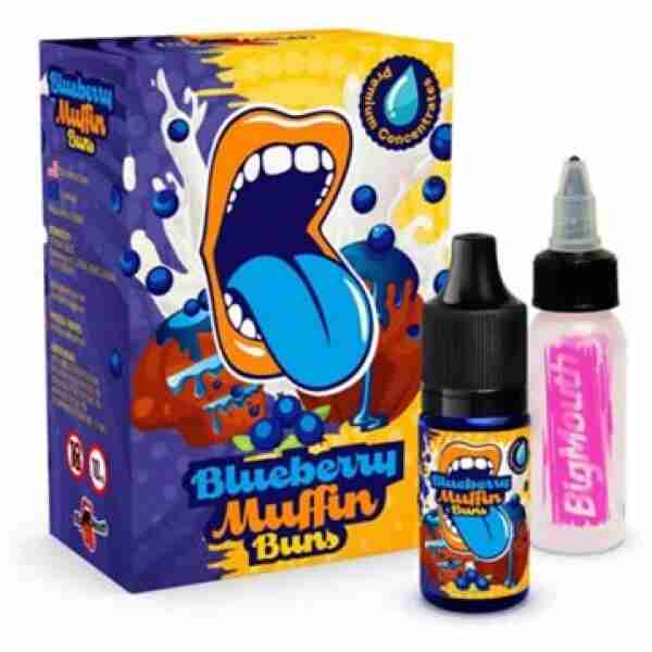 Big Mouth Blueberry Muffin Buns | 10ml One Shot Concentrated Flavour | Makes 100ml Eliquid