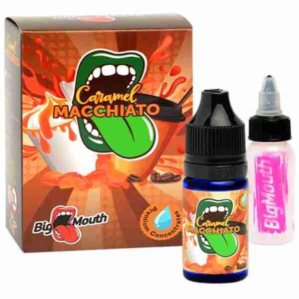 Big Mouth Caramel Macchiato | 10ml One Shot Concentrated Flavour | Makes 100ml Eliquid