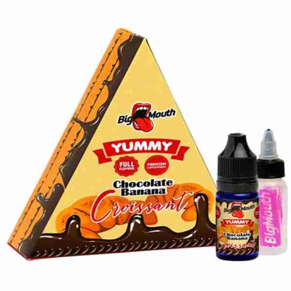 Big Mouth Chocolate Banana Croissant | 10ml One Shot Concentrated Flavour | Makes 100ml Eliquid