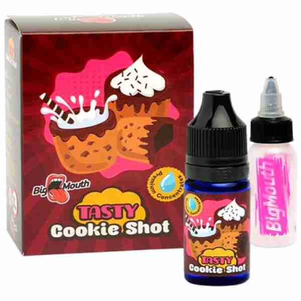 Big Mouth Cookie Shot | 10ml One Shot Concentrated Flavour | Makes 100ml Eliquid
