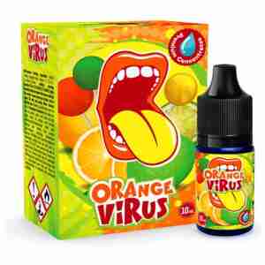 Big Mouth Orange Virus | 10ml One Shot Concentrated Flavour | Makes 100ml Eliquid