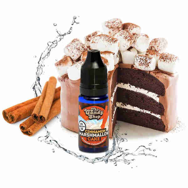 Big Mouth Cinnamon Marshmallow Cake | 10ml One Shot Concentrated Flavour | Makes 100ml Eliquid