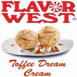 Flavor West Toffee Dream Cream | 10ml Concentrated Flavor for DIY | Self Mixing