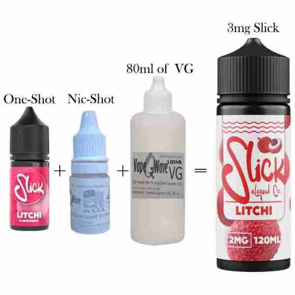 Slick One-Shots | 30ml Flavoring DIY | Makes 120ml